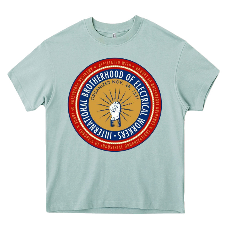 Ibew Electrician Heavy Core Tee by InspiraDesign | Teevron