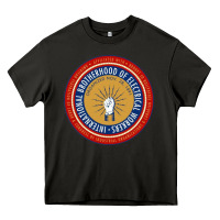 Asphalt IBEW electrician Heavy Core Tee - InspiraDesign