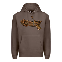 Coffee rowboat Premium Hoodie - BarkalooDesign