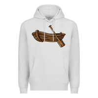 Dove Grey rowboat Premium Hoodie - BarkalooDesign