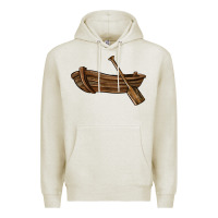 Oatmeal Heather rowboat Premium Hoodie - BarkalooDesign
