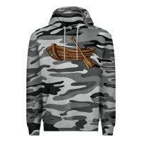 Slate Camo rowboat Premium Hoodie - BarkalooDesign