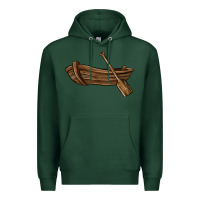 Sports Green rowboat Premium Hoodie - BarkalooDesign