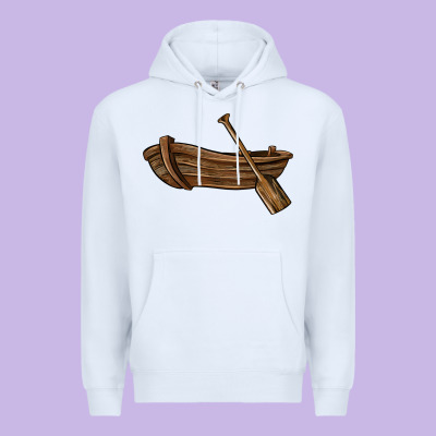 Rowboat Premium Hoodie Designed By Barkaloodesign
