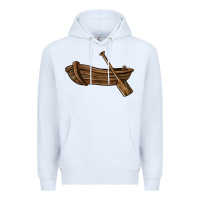 White rowboat Premium Hoodie - BarkalooDesign
