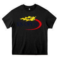 Black us open tennis Heavy Core Tee - InspiraDesign