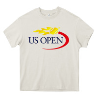 Cream us open tennis Heavy Core Tee - InspiraDesign