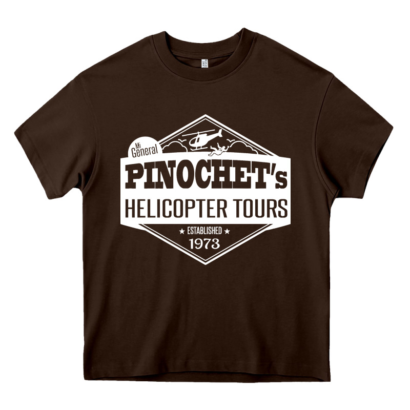 Pinochet Helicopter Tours Heavy Core Tee by InspiraDesign | Teevron