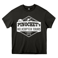 Asphalt Pinochet Helicopter Tours Heavy Core Tee - InspiraDesign