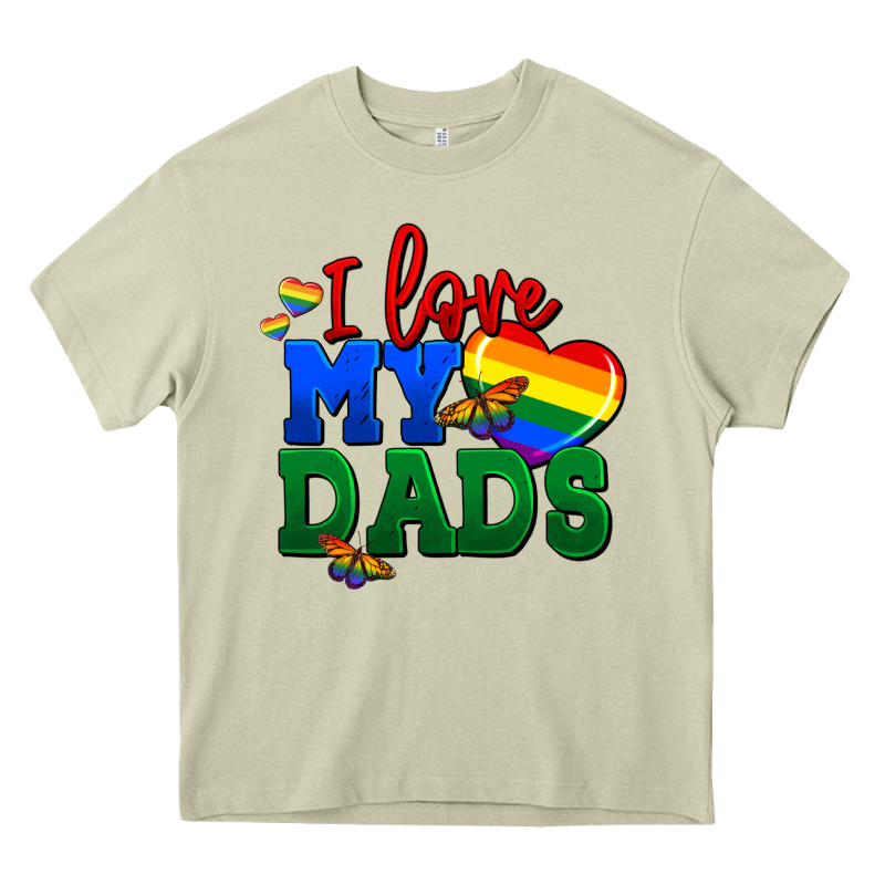 I Love My Dads Heavy Core Tee by FaDigitalArtStudio | Teevron