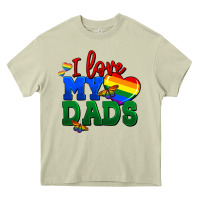 Mossy I love my dads Heavy Core Tee - FaDigitalArtStudio