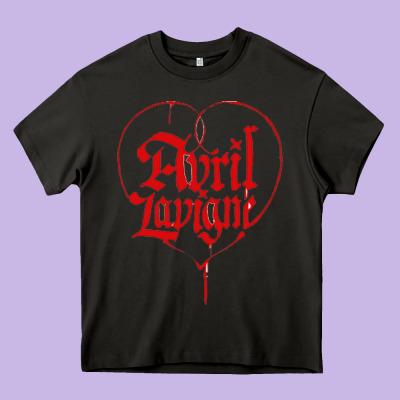 Avril Lavigne Heavy Core Tee Designed By Inspiradesign