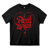 Black avril lavigne Heavy Core Tee - InspiraDesign
