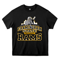 Black framingham state Heavy Core Tee - InspiraDesign