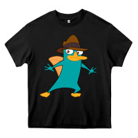 Black Perry The Platypus Heavy Core Tee - InspiraDesign