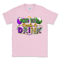 Bubblegum Pink This girl needs a drink Classic Tee - FaDigitalArtStudio