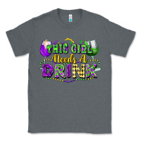 Charcoal Heather This girl needs a drink Classic Tee - FaDigitalArtStudio