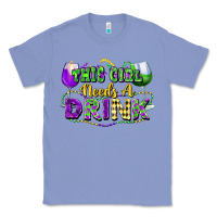 Colony Blue This girl needs a drink Classic Tee - FaDigitalArtStudio