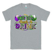 Heather Grey This girl needs a drink Classic Tee - FaDigitalArtStudio