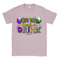 Lilac This girl needs a drink Classic Tee - FaDigitalArtStudio