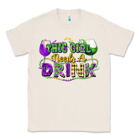 Natural This girl needs a drink Classic Tee - FaDigitalArtStudio