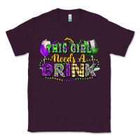 Plum This girl needs a drink Classic Tee - FaDigitalArtStudio