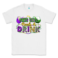 White This girl needs a drink Classic Tee - FaDigitalArtStudio