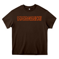 Chocolate Brown propagandhi Heavy Core Tee - InspiraDesign