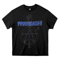 Black propagandhi Heavy Core Tee - InspiraDesign