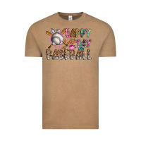 Vintage Coffee happy easter day baseball Vintage Tee - CowhideDigitalArt
