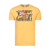 Vintage Mustard happy easter day baseball Vintage Tee - CowhideDigitalArt