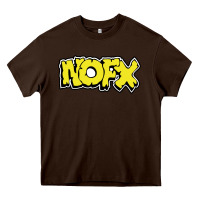 Chocolate Brown Ṇ0FX NEW C0LLECTI0N Heavy Core Tee - InspiraDesign