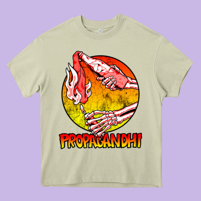 Propagandhi Merch Essential Heavy Core Tee Designed By Inspiradesign