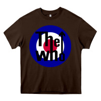Chocolate Brown rock and roll Heavy Core Tee - InspiraDesign