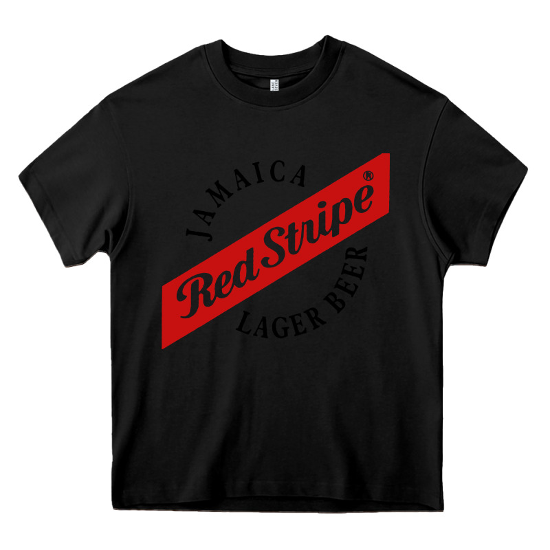Jamaica Red Stripe Lager Beer Heavy Core Tee by InspiraDesign | Teevron