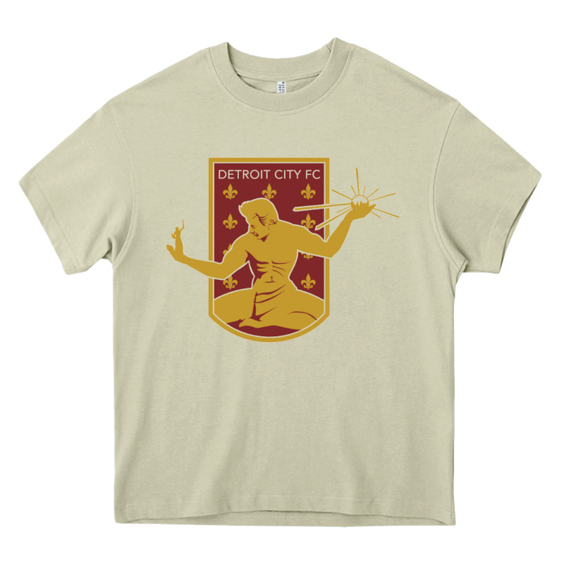 Usa,  Detroit City Fc Heavy Core Tee by InspiraDesign | Teevron