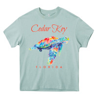 Arona Cedar Key Florida Watercolor Sea Turtle Sweatshirt Heavy Core Tee - InspiraDesign