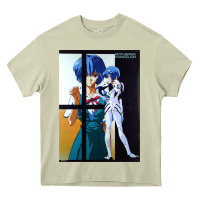 Mossy Neon Genesis Evangelion Rei Ayanami Heavy Core Tee - InspiraDesign