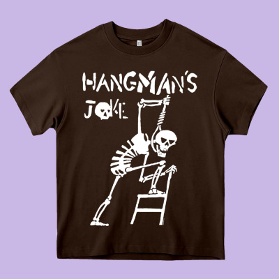 Hangmans Joke Heavy Core Tee Designed By Inspiradesign
