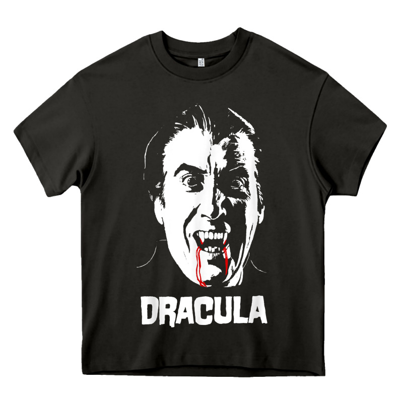 Dracula Vampire Classic Horror Flick White T Shirt Heavy Core Tee by InspiraDesign | Teevron