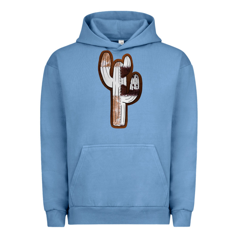 Leather Cowhide Cactus Urban Hoodie by RanaPortraitStore | Teevron