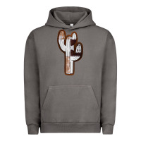 Pigment Tornado Leather Cowhide Cactus Urban Hoodie - RanaPortraitStore
