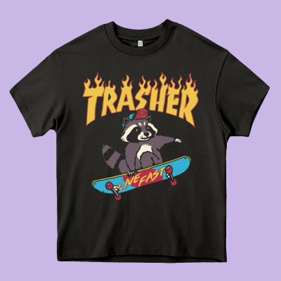 Trasher Heavy Core Tee Designed By Inspiradesign