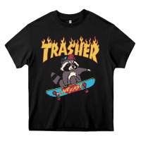 Black trasher Heavy Core Tee - InspiraDesign
