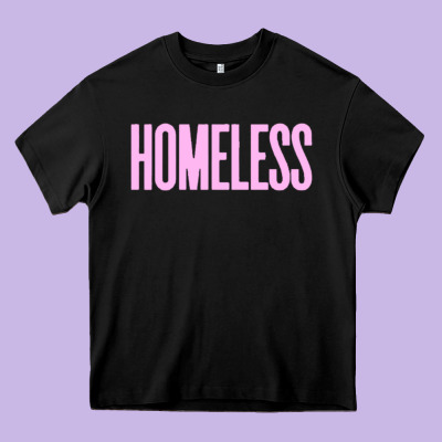 Homeless Heavy Core Tee Designed By Inspiradesign