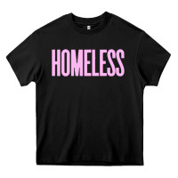Black homeless Heavy Core Tee - InspiraDesign