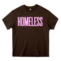 Chocolate Brown homeless Heavy Core Tee - InspiraDesign