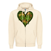 Sandshell pineapple heart Zipper Hoodie - Jasminsmagicworld