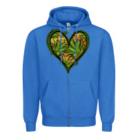 True Royal pineapple heart Zipper Hoodie - Jasminsmagicworld