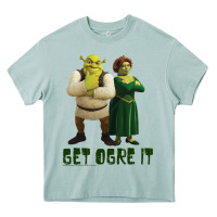 Arona Shrek Fiona & Shrek Get Ogre It Text Poster Heavy Core Tee - InspiraDesign